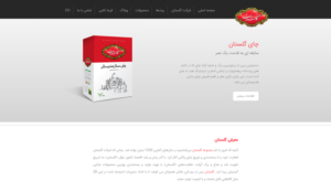 طراحی سایت صنایع غذایی گلستان
